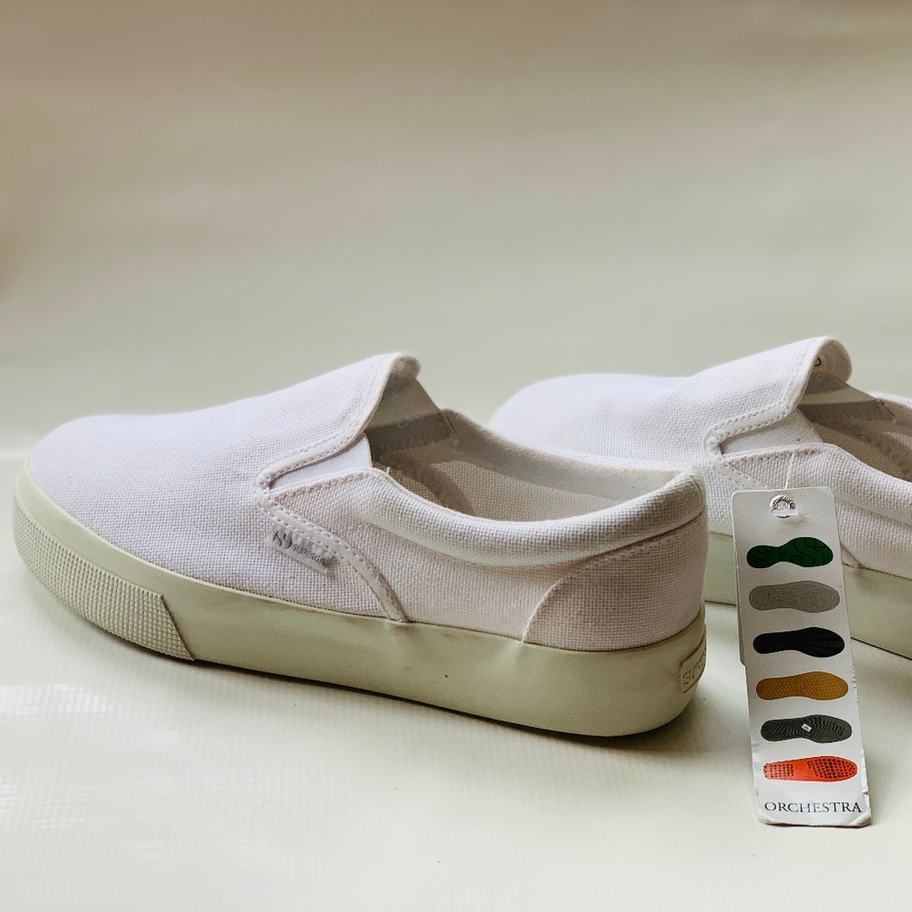 NWT! SUPERGA Platform slip-on shoes